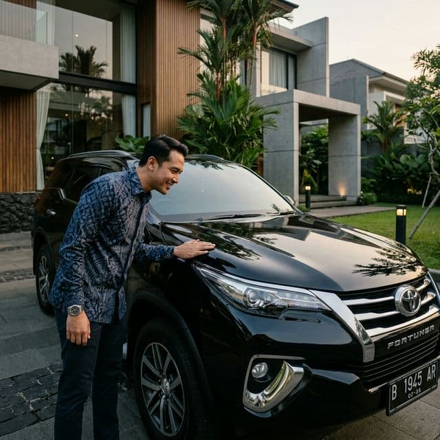Foto Toyota Fortuner milik Andi Wijaya